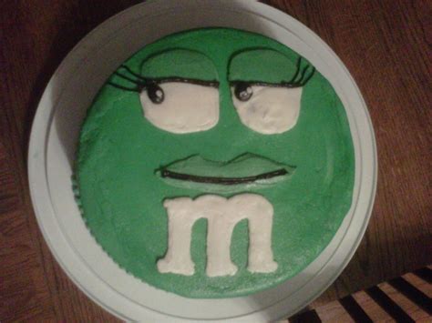 Green M&m - CakeCentral.com