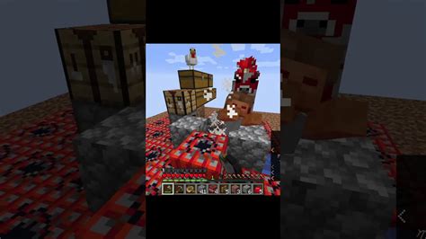 歩いたところがtntになる世界で1ブロックサバイバルpart1 マイクラ Minecraft1ブロック Shorts マイクラ