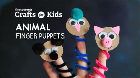 DIY Animal Finger Puppets | Crafts for Kids | Programs | PBS SoCal