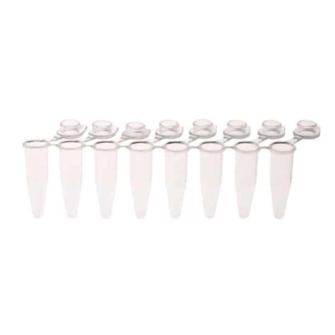 Pcr Strip Tubes Ml Attached Flat Caps Quality Biological