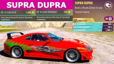 Daily Challenge SUPRA DUPRA Beat A Rivals Ghost In Any Toyota Supra