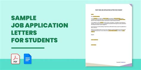 Application Letter Examples