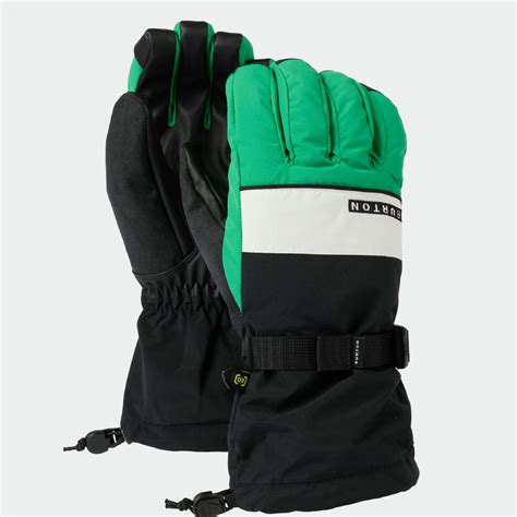 Burton Profile Gloves True Blackclover Greenstout White