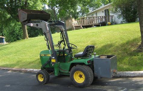 John Deere 420 Garden Tractor Attachments - Bios Pics