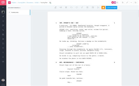 006 Write Screenplays Using Microsoft Word Step Screenplay Throughout ...