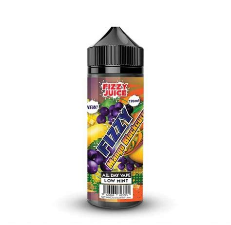 MANGO BLACKCURRANT 100ML E LIQUID FIZZY JUICE UK Vape Store E Cig