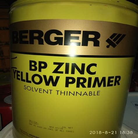 Berger Bp Zinc Yellow Primer At Best Price In Ahmedabad By Shreenathji