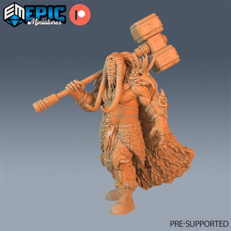 3d Printable Frost Giant And Giantess Set Arctic Guard Wildling