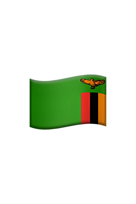 Vibrant Flag of Zambia Emoji