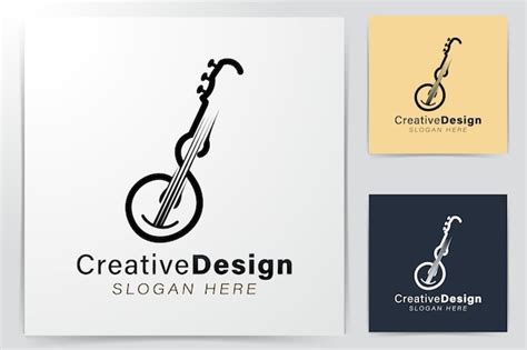 Free Vector | Letter s. guitar logo Ideas. Inspiration logo design ...