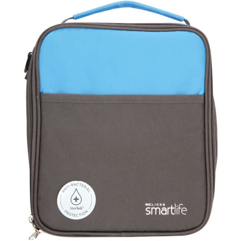 Smartlife Small Lunch Bag Blue And Grey Clicks