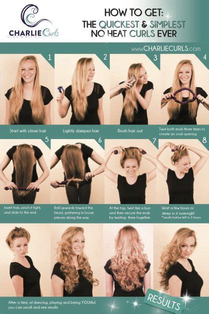 Charliecurlsno Heat Hair Curlers For Endless Styles Hair Without