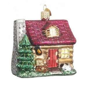 Log Cabin Christmas Ornament