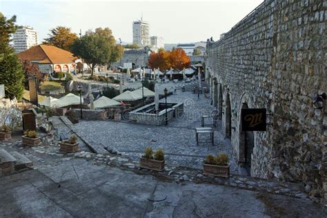 NIS, SERBIA- OCTOBER 21, 2017: Panoramic View of City of Nis and ...