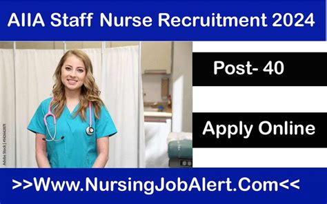 AIIA Staff Nurse Recruitment 2024 40 Post Apply Online Vacancy