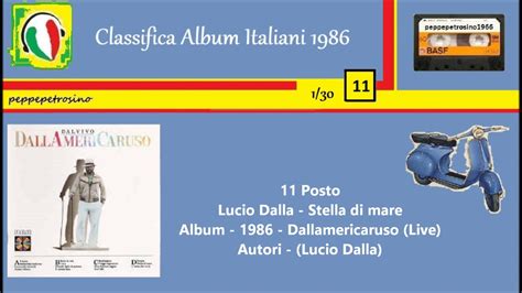 1986 Lucio Dalla Stella Di Mare YouTube