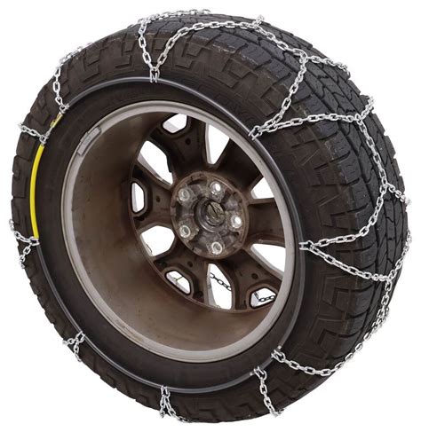 Titan Chain Alloy Snow Tire Chains Diamond Pattern Square Link