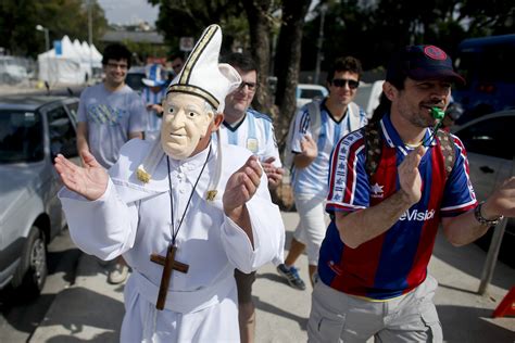 Argentina Fans Hope Pope Francis Will Use Divine Ties In Match Against ...