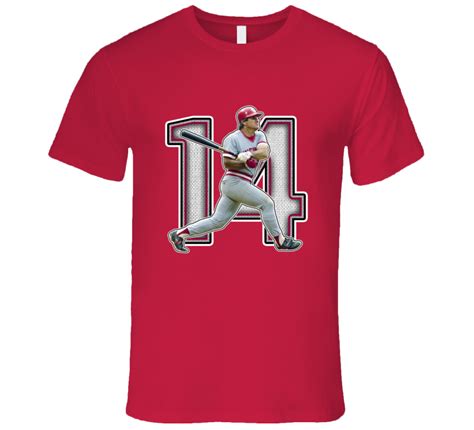 Pete Rose Cincinnati Baseball Legend Retro T Shirt