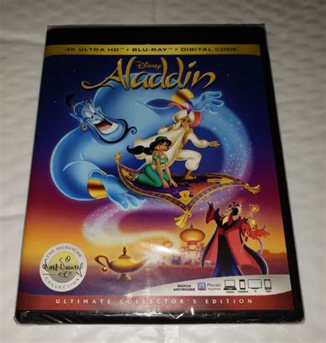 Aladdin Walt Disney Robin Williams Signature Collection K Blu Ray