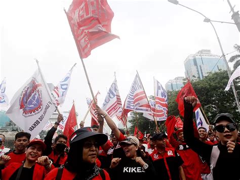 Demo Buruh Tolak UU Cipta Kerja