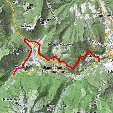 Soleleitungsweg Von Engedey Bis Hintersee BERGFEX Wanderung Tour