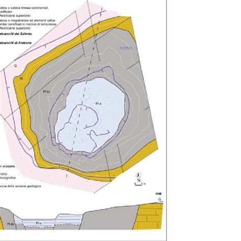 Carta Geologica Schematica Del Salento Modificata Da Ciaranfi Et