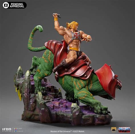 He Man Battle Cat Statue 1 10 Art Scale Deluxe Masters Of The