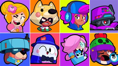 All Skin Icons In Brawl Stars Made By Gonzaleonel M YouTube