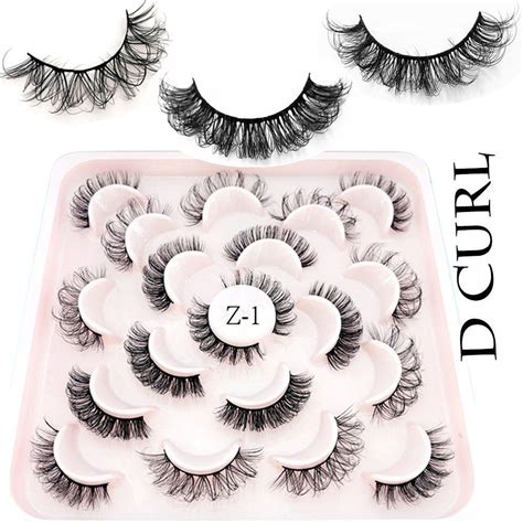 D Curl Lashes Extension Eyelashes Extension Strips Faux Mink Hair