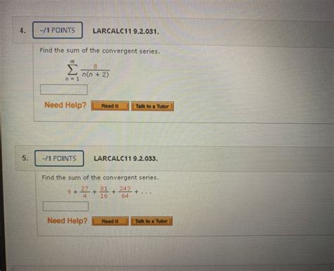 Solved Points Larcalc Find The Sum Of The Chegg