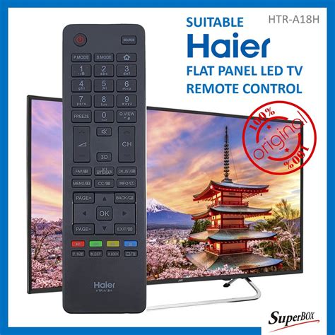 Original Haier Flat Panel Led Tv Remote Control Htr A H Shopee