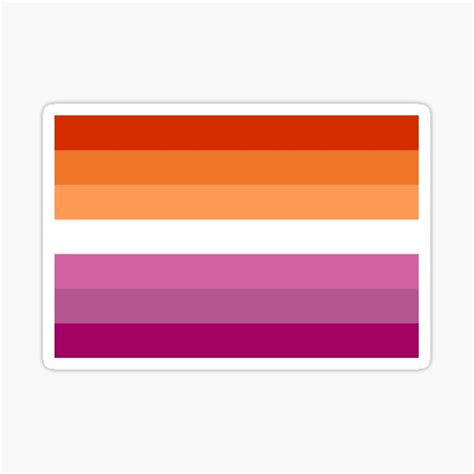 Lesbian Pride Sticker For Sale By Bloopie Hp Redbubble