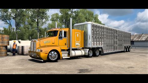 ATS KENWORTH T600 CON CAJA GANADERA EN EL MAPA DE HONDURAS 1 47 ATS