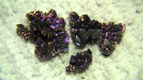 Bismuth Crystals Time Lapse Youtube