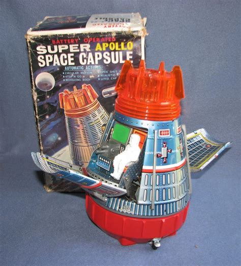 B O Super Space Capsule Apollo 1960s Japan By Horikawa S H Co W Ob