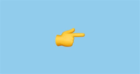 Dorso De Mano Con Índice A La Derecha Emoji on Apple iOS 14 6