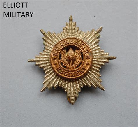 Cheshire Regiment Cap Badge - Elliott Military