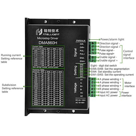 Rtelligent Pcs Dma H Nema Stepper Motor Driver Cnc Kits Stepper