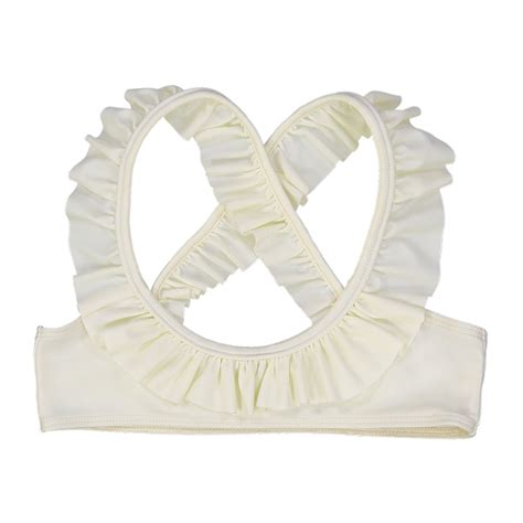 Girls Canopea Rose Bikini Top Vanilla Pluunge