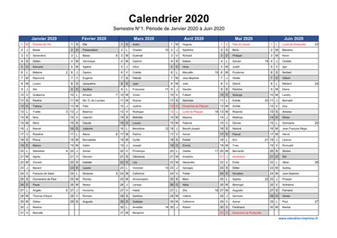 2020 Beau Calendrier Pour 2020 Avec 12 Mois Forma 13