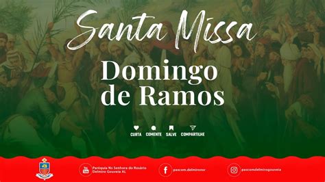 Santa Missa Domingo De Ramos Da Paix O Do Senhor