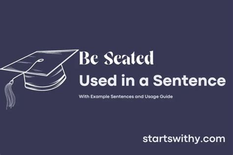 seated   sentence examples  ways    seated