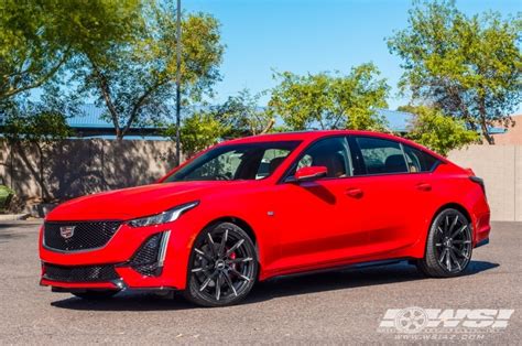 Cadillac Ct With Lexani Css In Gloss Black Machined Tips