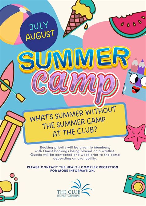 The Club Summer Camp 2024 By Richelle Flipsnack