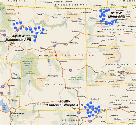 Active missile sites, 2010 | Teaching history, Modern war, Minuteman ...