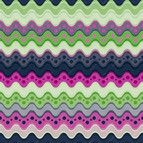 Premium Vector Wavy Lines Seamless Pattern