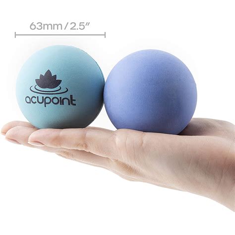 Acupoint Physical Massage Therapy Yoga Ball Set Blue Acupointusa