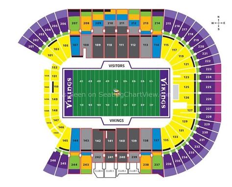 TCF Bank Stadium, Minneapolis MN - Seating Chart View