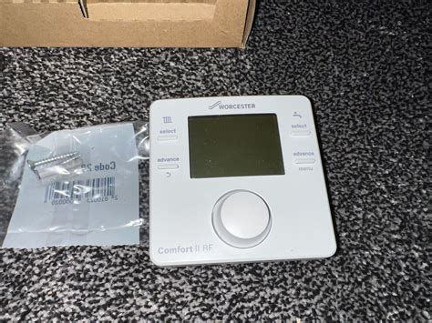 Worcester 7733600002 Comfort Ii Wireless Room Thermostat And Plug In Rf Receiver Ebay